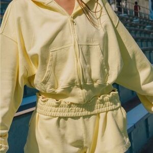 Daily Drills Yellow Women's Zip-Up Jacket